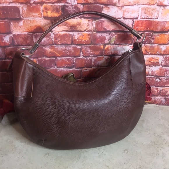 rossi & caruso Handbags - 🌟Rossi & Caruso Argentina Brown Pebbled Leather Hobo Bag